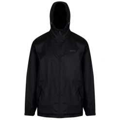 Kurtka Kieszonkowa Wodoodporna Męska + Worek Pack It III. Niebieskie kurtki męskie Regatta, m, bez wzorów, sportowe, bez kaptura. Za 154.99 zł.