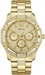 Zegarek męski Guess GW0990G2 CYRKONIE złoty. Żółte zegarki męskie Guess, z aplikacjami, złote. Za 1,349.00 zł.