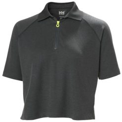 Damska koszulka polo z zamkiem błyskawicznym Helly Hansen Inshore. Brązowe bluzki damskie Helly Hansen, s, bez wzorów, bez kołnierzyka, bez ramiączek. Za 325.50 zł.