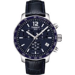 PROMOCJA ZEGAREK TISSOT T-SPORT T095.417.16.047.00. Niebieskie zegarki męskie TISSOT, bez wzorów, ze stali. W wyprzedaży za 1,302.40 zł.