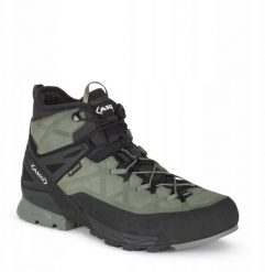 Buty trekkingowe męskie Aku M'S ROCK DFS MID GTX, green, 41. Zielone trekkingi męskie Aku, bez zapięcia. Za 722.06 zł.