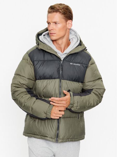 Columbia Kurtka zimowa Pike Lake™ II Hooded Jacket 2050931 Zielony Regular Fit. Zielone kurtki męskie Columbia, na zimę, m, bez wzorów, z syntetyku, bez kaptura. Za 469.99 zł.