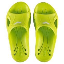 Klapki Arena Hydrosoft II Junior Hook. Zielone klapki damskie ARENA, bez wzorów, sportowe, bez obcasa, bez zapięcia. Za 49.99 zł.