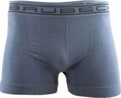 Brubeck BX00501A Bokserki męskie classic COMFORT COTTON stalowy S. Szare bokserki męskie Brubeck, bez wzorów. Za 57.98 zł.