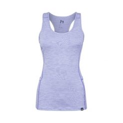 Damski tank top Hannah Rina. Niebieskie topy damskie Hannah, bez wzorów, sportowe, bez kołnierzyka, bez ramiączek. Za 212.10 zł.