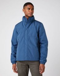 KURTKA PRZEJŚCIOWA WRANGLER WESTERN TECH JACKET DARK DENIM W4E9VAXTG 112141364. Kurtki męskie Wrangler, m, bez wzorów, z denimu, bez kaptura. Za 269.99 zł.