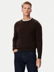 Robe di Kappa Sweter Lamb Bimbereke 670477X Brązowy ciemny Regular Fit. Brązowe swetry męskie Robe di Kappa, m, bez wzorów, bez kołnierzyka, bez ramiączek. Za 249.99 zł.
