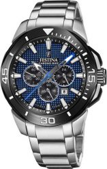Zegarek Festina Zegarek męski Festina F20641-2 srebrny. Szare zegarki męskie Festina, bez wzorów, srebrne. Za 832.00 zł.