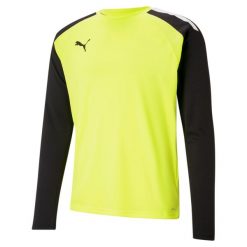 Koszulka bramkarska męska Puma teamPACER GK LS. Czarne bluzy męskie Puma, m, bez wzorów, sportowe, bez ramiączek, bez kaptura. Za 165.82 zł.