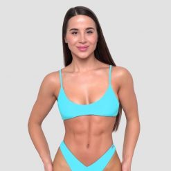 Góra od bikini damska pływanie z ramiączkami HAWAII Lagoon. Niebieskie stroje kąpielowe damskie GYMBEAM, s, bez wzorów, z elastanu. Za 109.90 zł.