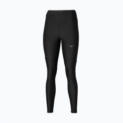 Legginsy damskie Mizuno Alpha 7/8. Czarne legginsy damskie Mizuno, bez wzorów, z elastanu. Za 209.99 zł.