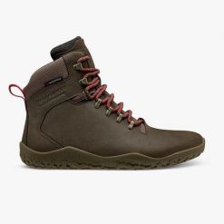 Buty barefoot damskie Vivobarefoot Tracker II Fg. Brązowe obuwie trekkingowe damskie Vivobarefoot, bez zapięcia. Za 719.99 zł.