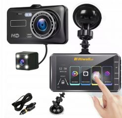 WIDEOREJESTRATOR JAZDY DOTYKOWY REJESTRATOR KAMERA COFANIA RIWALL RCR-01. Wideorejestratory Riwall. Za 119.99 zł.