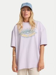 Billabong T-Shirt Quality Surf EBJZT00504 Fioletowy Loose Fit. Fioletowe t-shirty damskie Billabong, s, bez wzorów, z bawełny, bez kołnierzyka, bez ramiączek. Za 159.99 zł.