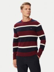 Tommy Hilfiger Sweter Pima MW0MW28046 Kolorowy Regular Fit. Swetry męskie Tommy Hilfiger, m, bez wzorów, z bawełny, bez kołnierzyka, bez ramiączek. Za 489.99 zł.
