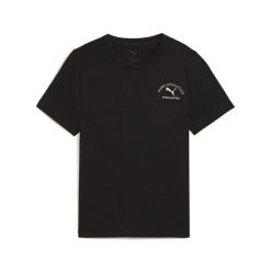 Młodzieżowa koszulka PUMA Class z grafiką PUMA Black. Czarna bluzki damskie Puma, m, bez wzorów, młodzieżowe, bez kołnierzyka, bez ramiączek. Za 89.00 zł.
