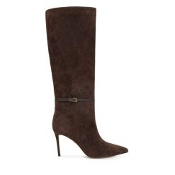 Kozaki Marciano Guess. Brązowe kozaki damskie Marciano Guess, z aplikacjami, bez obcasa, na szpilce, bez zapięcia. Za 2,259.00 zł.