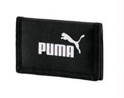 Portfel Puma Phase czarny. Czarne portfele męskie Puma, bez wzorów, z materiału. Za 68.50 zł.