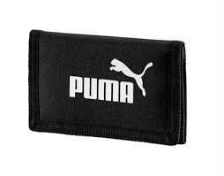 Portfel Puma Phase czarny. Czarne portfele męskie Puma, bez wzorów, z materiału. Za 68.50 zł.