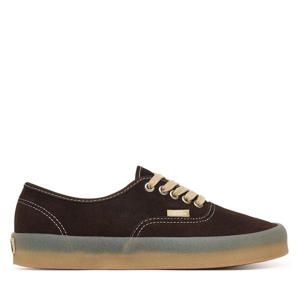 Tenisówki Vans. Brązowe trampki i tenisówki damskie Vans, bez wzorów, bez zapięcia. Za 242.99 zł.