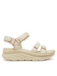 Skechers Sandały D'Lux Walker-Going-Out Vibes 119828/NAT Beżowy. Brązowe sandały damskie Skechers, bez wzorów, z materiału, bez obcasa, na płaskiej podeszwie, bez zapięcia. Za 199.99 zł.