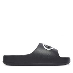 Klapki adidas. Czarne klapki męskie Adidas, bez wzorów, bez zapięcia. Za 152.99 zł.