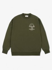 MANTO bluza SOCIETY khaki. Zielone bluzy damskie Manto, m, bez wzorów, z bawełny, bez ramiączek, bez kaptura. Za 269.99 zł.
