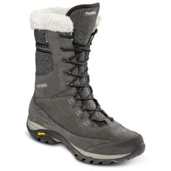Buty zimowe damskie Meindl Fontanella Lady II GTX z membraną Gore-Tex. Szare obuwie trekkingowe damskie MEINDL, z gore-texu, przed kolano, bez zapięcia. Za 1,104.15 zł.