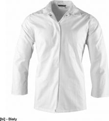 Polstar AQ94 - KRAJAN BIEL BLUZA ROZPINANA DAMSKA HACCP, BAWEŁNA (100%), 140G/M2 S. Bluzy damskie Polstar, m, bez wzorów, z bawełny, bez ramiączek, bez kaptura. Za 40.53 zł.