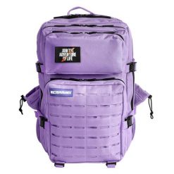 Plecak treningowy 45 l Elitex Training V2 – lawendowy. Niebieskie plecaki męskie ELITEX TRAINING, z aplikacjami, z materiału, sportowe. Za 299.00 zł.