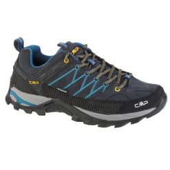 Buty trekkingowe CMP Heka WP. Czarne trekkingi męskie CMP, z zamszu, bez zapięcia. Za 349.99 zł.