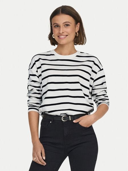 ONLY Bluzka Soph 15310399 Biały Regular Fit. Białe bluzki damskie ONLY, l, bez wzorów, z bawełny, bez kołnierzyka, bez ramiączek. Za 76.99 zł.
