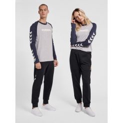 Koszulka z długim rękawem Hummel Legacy Blocked. Szare bluzki damskie Hummel, s, bez wzorów, sportowe, bez kołnierzyka, bez ramiączek. Za 136.00 zł.