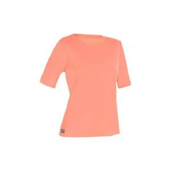 Koszulka UV krótki rękaw WATER T SHIRT damska. Czerwone bluzki damskie OLAIAN, xs, bez wzorów, z materiału, bez kołnierzyka, bez ramiączek. Za 19.99 zł.