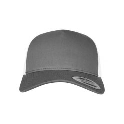 Czapka Flexfit 5-panel retro 2-tone. Białe czapki damskie FLEXFIT, bez wzorów, retro. Za 86.50 zł.