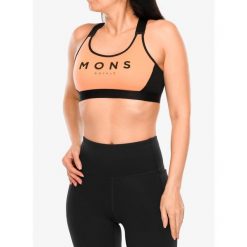 Stanik sportowy Mons Royale Stella X-Back Bra. Brązowe bielizna sportowa damska Mons Royale, m, bez wzorów. Za 167.99 zł.