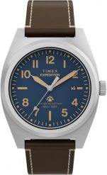 Zegarek Timex Zegarek męski Timex TW2Y30600 brązowy. Brązowe zegarki męskie Timex, bez wzorów. Za 649.00 zł.