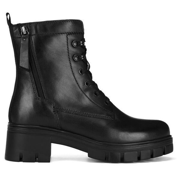 Botki Jenny Fairy. Brązowe botki damskie Jenny Fairy, bez wzorów, bez obcasa, na słupku, bez zapięcia. Za 219.99 zł.