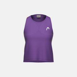 MOVE Damski Top Bez Rękawów. Fioletowe topy damskie Head, bez wzorów, sportowe, bez kołnierzyka, bez ramiączek. Za 210.00 zł.