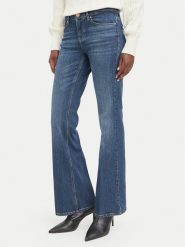Guess Jeansy W6BAJ7 D2097 Niebieski Boot Fit. Niebieskie jeansy damskie Guess, z aplikacjami, z bawełny. Za 524.99 zł.