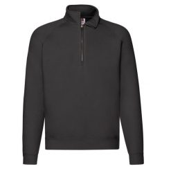 Bluza Męska Premium Z Zamkiem Błyskawicznym. Czarne bluzy męskie fruit of the loom, l, bez wzorów, bez ramiączek, bez kaptura. Za 112.99 zł.