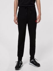 Hugo Spodnie dresowe Doak212 50447963 Czarny Regular Fit. Czarne spodnie sportowe męskie Hugo, m, bez wzorów, z bawełny. Za 399.99 zł.