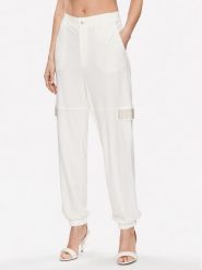 Liu Jo Sport Spodnie dresowe TA3156 J5942 Biały Regular Fit. Białe spodnie dresowe damskie Liu Jo Sport, bez wzorów, z dresówki, sportowe. Za 799.99 zł.