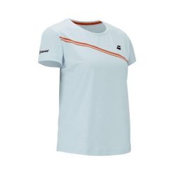 T-shirt Babolat Play Woman. Niebieskie t-shirty damskie BABOLAT, s, bez wzorów, z materiału, sportowe, bez kołnierzyka, bez ramiączek. Za 149.00 zł.