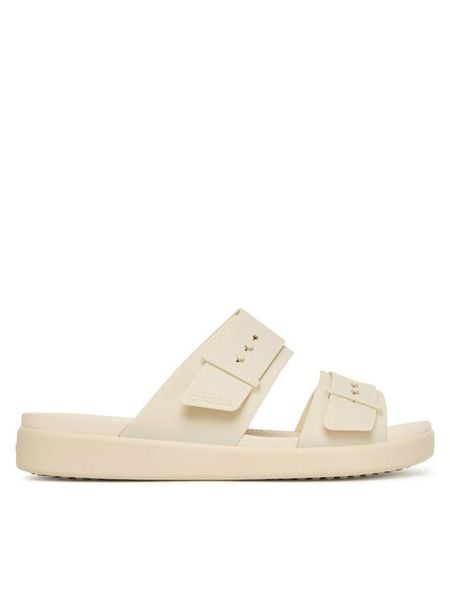 Crocs Klapki Brooklyn Buckle Low Low 211215 Écru. Klapki damskie Crocs, bez wzorów, z tworzywa sztucznego, bez obcasa, bez zapięcia. Za 139.00 zł.