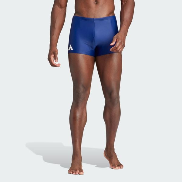 Bokserki do pływania Solid. Białe bokserki męskie Adidas, bez wzorów. Za 109.00 zł.