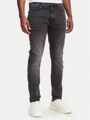 HUGO Jeansy 50561248 Szary ciemny Extra Slim Fit. Szare jeansy męskie Hugo, z bawełny. Za 599.99 zł.