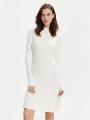 Max Mara Leisure Sukienka dzianinowa Pireo 2416321017 Biały Regular Fit. Białe sukienki damskie Max Mara Leisure, xs, bez wzorów, z dzianiny, bez kołnierzyka, bez ramiączek. Za 869.99 zł.