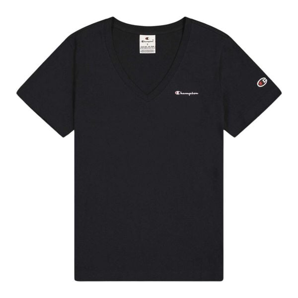 Koszulka Damska VS503. Czarne bluzki damskie Champion, m, bez wzorów, casualowe, bez kołnierzyka, bez ramiączek. Za 132.99 zł.