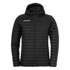 Kurtka z kapturem Uhlsport Essential Ultra Lite. Białe kurtki męskie Uhlsport, bez wzorów, sportowe, z kapturem. W wyprzedaży za 341.50 zł.